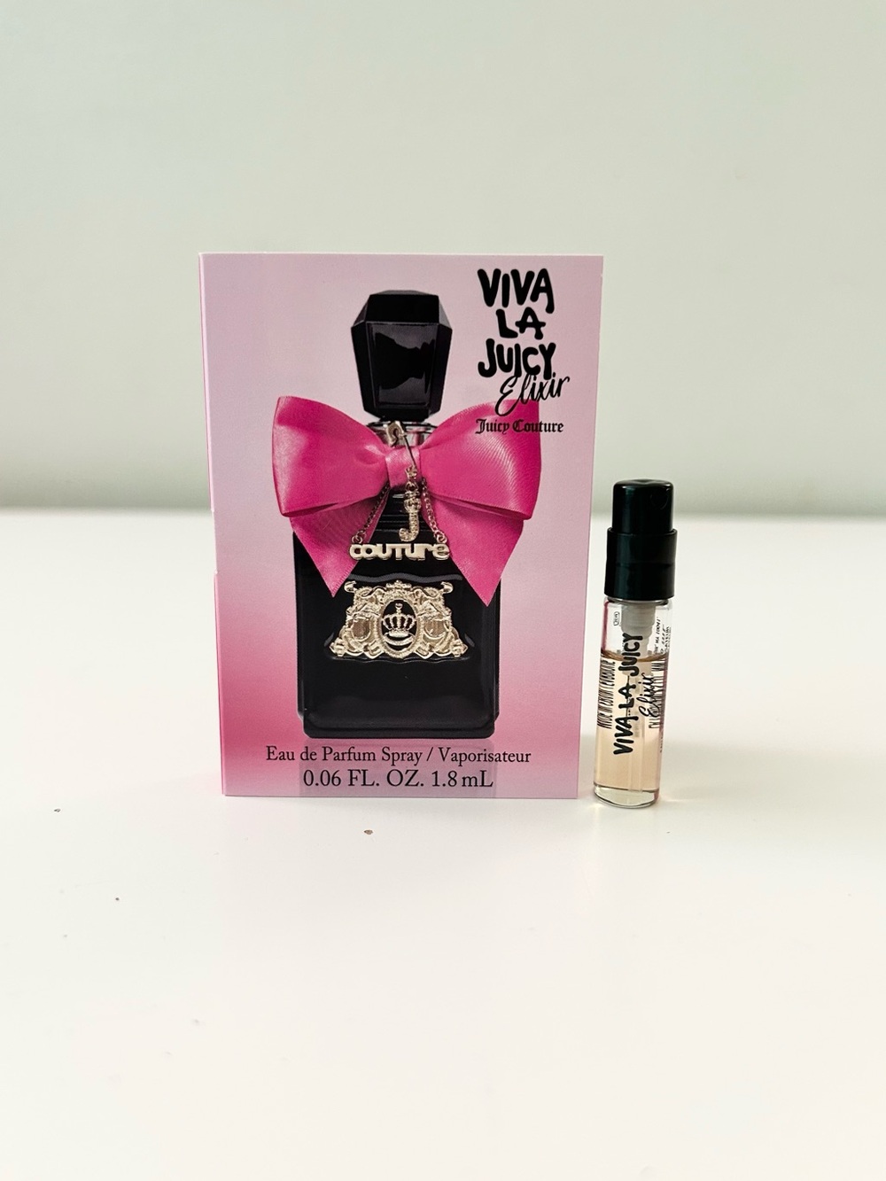 🌸JUICY COUTURE Viva La Juicy Elixir Vial Spray Sample 1.8 mL